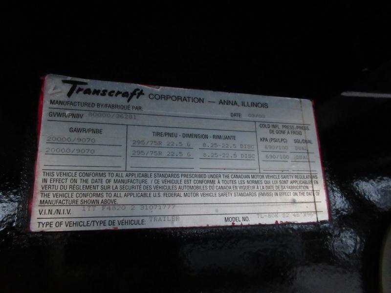 2003 TRANSCRAFT TL-80K 10