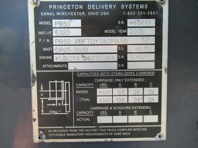 2013 Princeton PB50 12