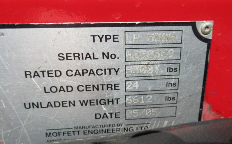 2005 Moffett LP5500 14