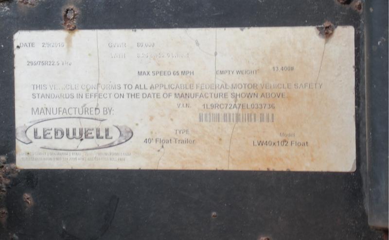 2014 LEDWELL LW 40X102 13