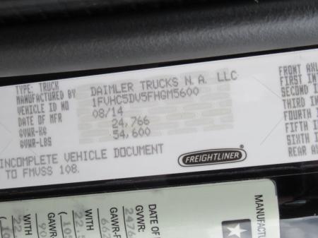 2015 Freightliner BUSINESS CLASS M2 112 14