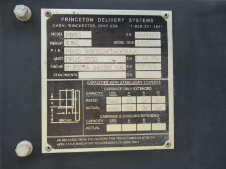 2013 Princeton PB50 10