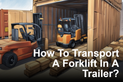How To Transport A Forklift In A Trailer?